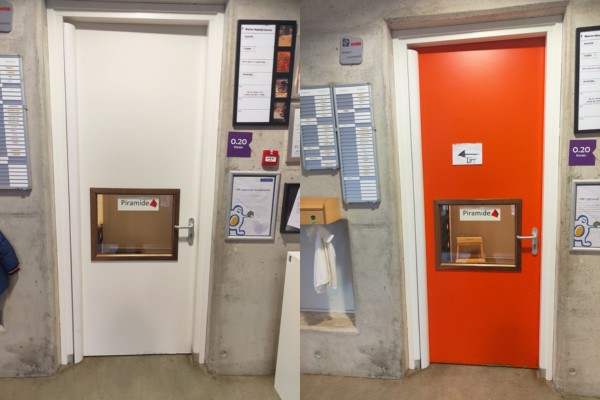 Deur met wrapfolie vs duer zonder wrapfolie