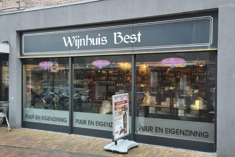 Transparante raamfolie - Wijnhuis Best