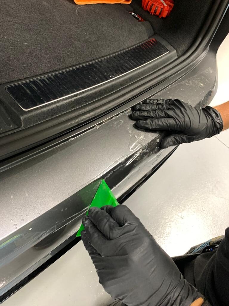 montage bumper bescherm folie